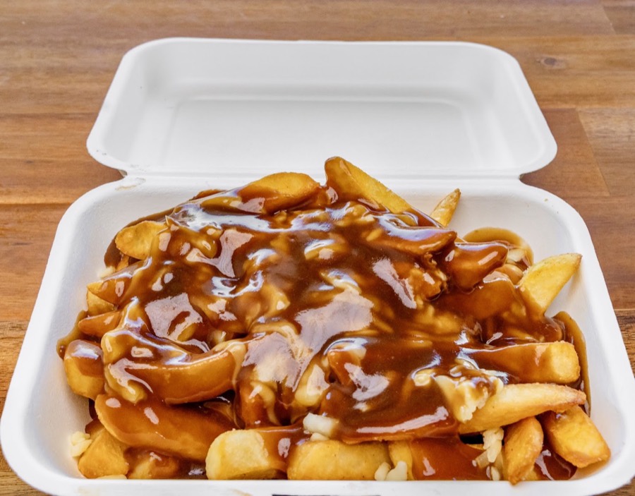 Loaded kebab chips covered in gravy